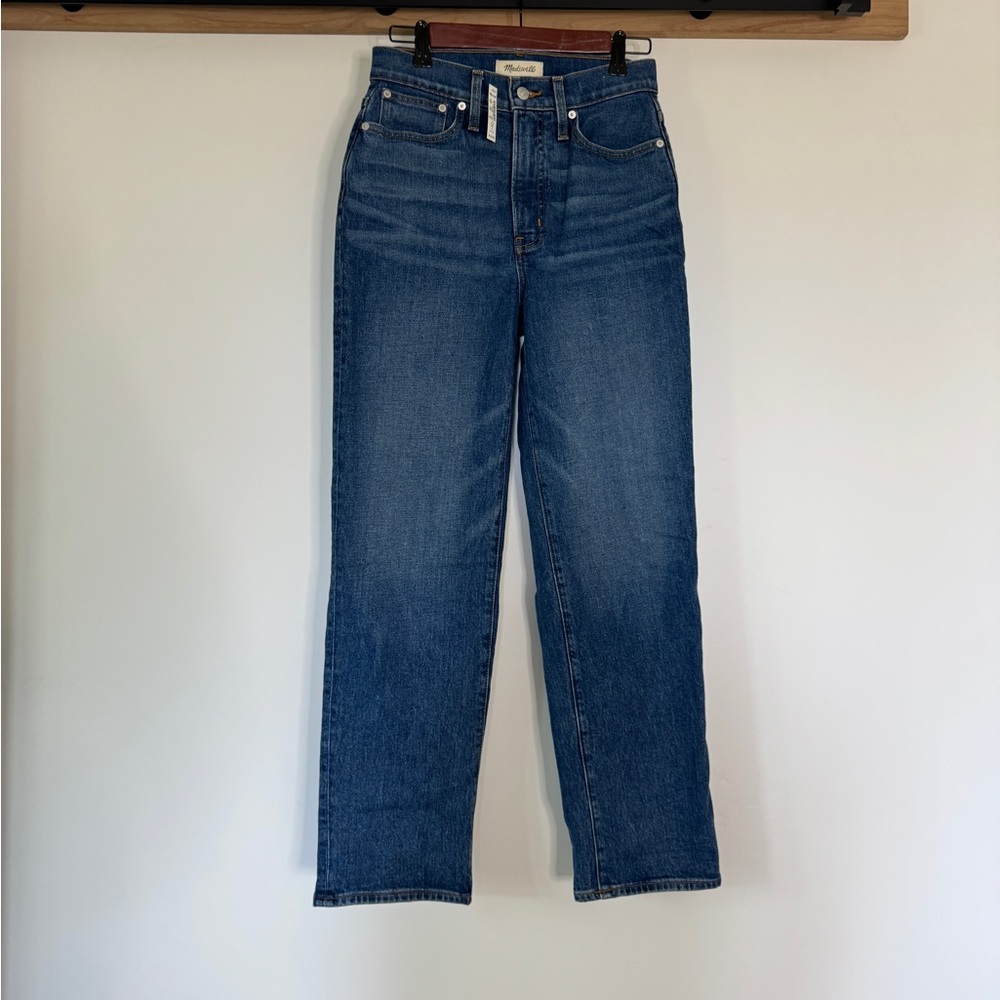 Madewell the perfect vintage straight leg denim jeans